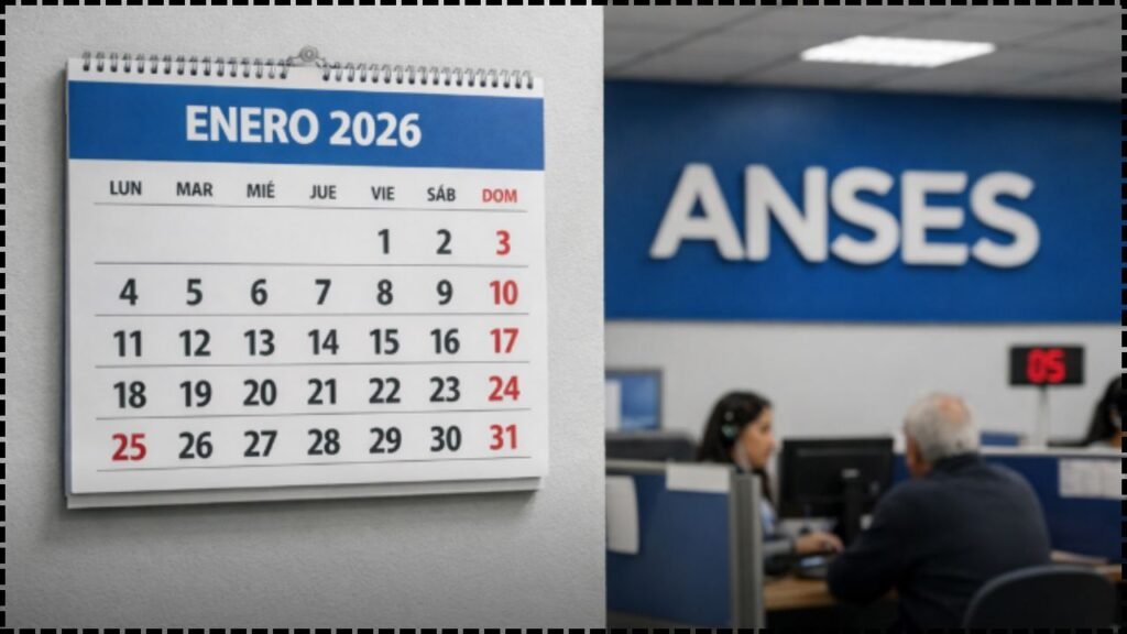 Calendario de pagos ANSES enero 2026