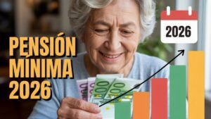 Pensión mínima 2026 para mayores de 65: cuánto será y cuándo se paga
