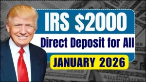 IRS $2000 Direct Deposit