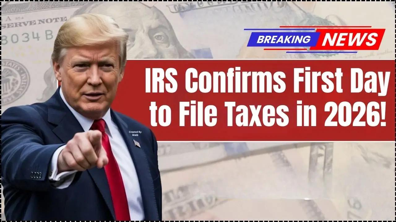 IRS announces first day you can file your taxes in 2026